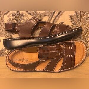 Natural Soul Women’s Brown Sandals